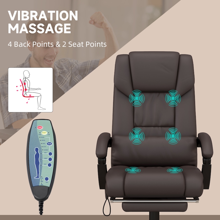 Image 980785_ALTMORE12.jpg, Product 980-785 / Price $194.99, Vinsetto Massage Office Chair with 6 Vibration Points, Executive Office Chair from Vinsetto on TSC.ca's Home & Garden department