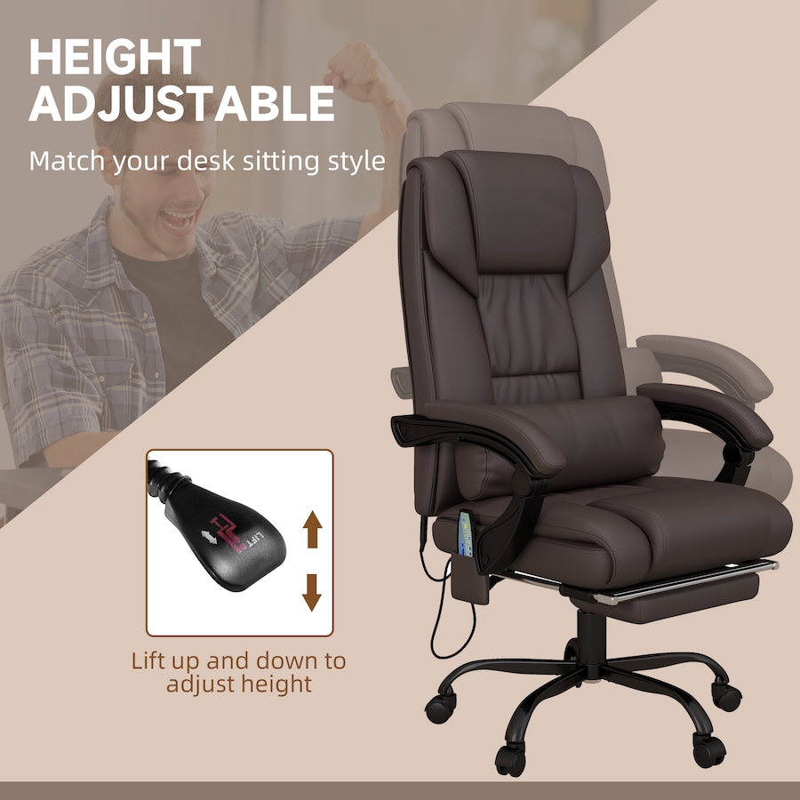 Image 980785_ALTMORE13.jpg, Product 980-785 / Price $194.99, Vinsetto Massage Office Chair with 6 Vibration Points, Executive Office Chair from Vinsetto on TSC.ca's Home & Garden department