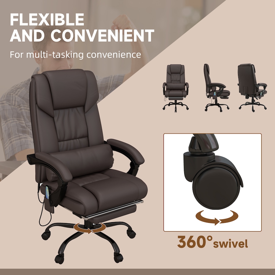 Image 980785_ALTMORE15.jpg, Product 980-785 / Price $194.99, Vinsetto Massage Office Chair with 6 Vibration Points, Executive Office Chair from Vinsetto on TSC.ca's Home & Garden department