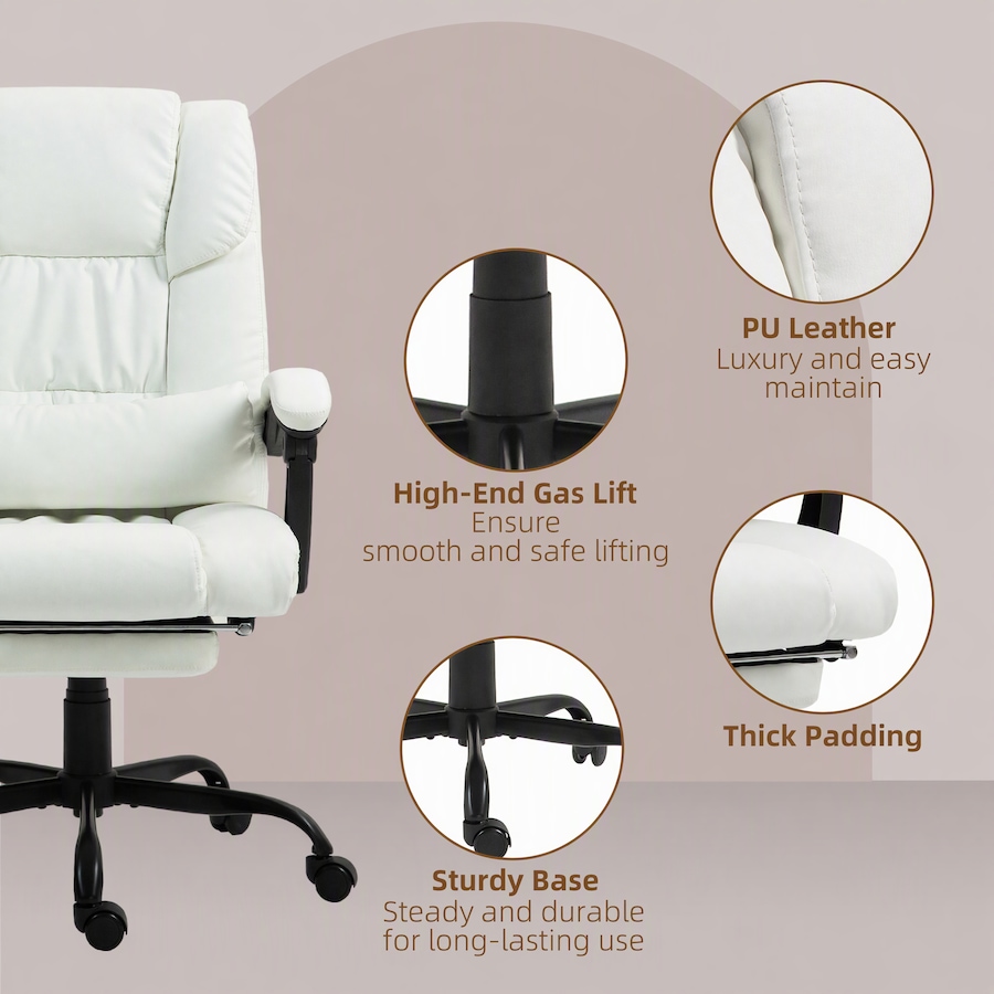 Image 980785_ALTMORE25.jpg, Product 980-785 / Price $189.99 - $194.99, Vinsetto Massage Office Chair with 6 Vibration Points, Executive Office Chair from Vinsetto on TSC.ca's Home & Garden department