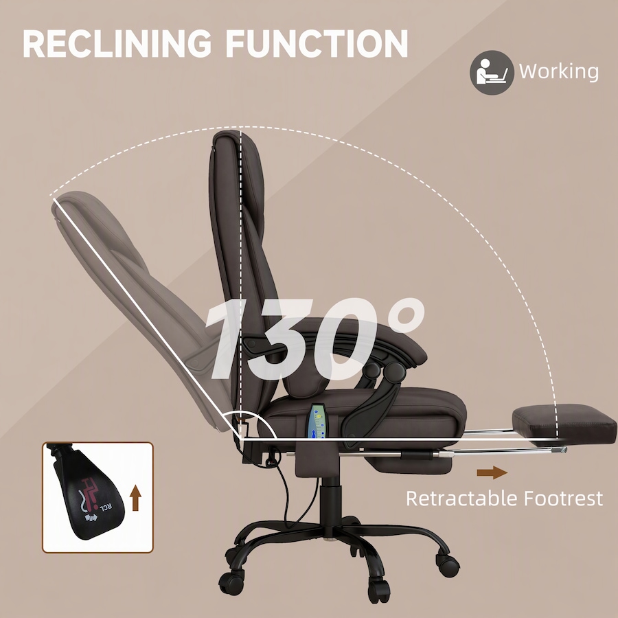 Image 980785_ALTMORE30.jpg, Product 980-785 / Price $189.99 - $194.99, Vinsetto Massage Office Chair with 6 Vibration Points, Executive Office Chair from Vinsetto on TSC.ca's Home & Garden department