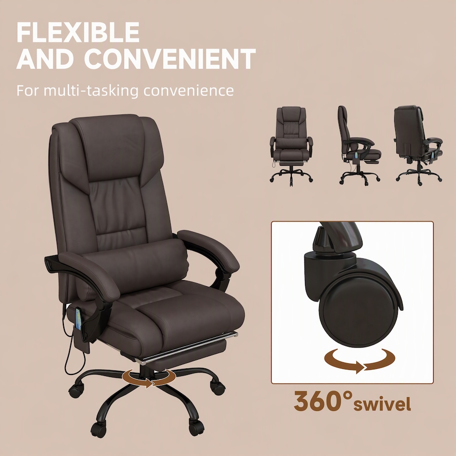 Image 980785_ALTMORE31.jpg, Product 980-785 / Price $189.99 - $194.99, Vinsetto Massage Office Chair with 6 Vibration Points, Executive Office Chair from Vinsetto on TSC.ca's Home & Garden department