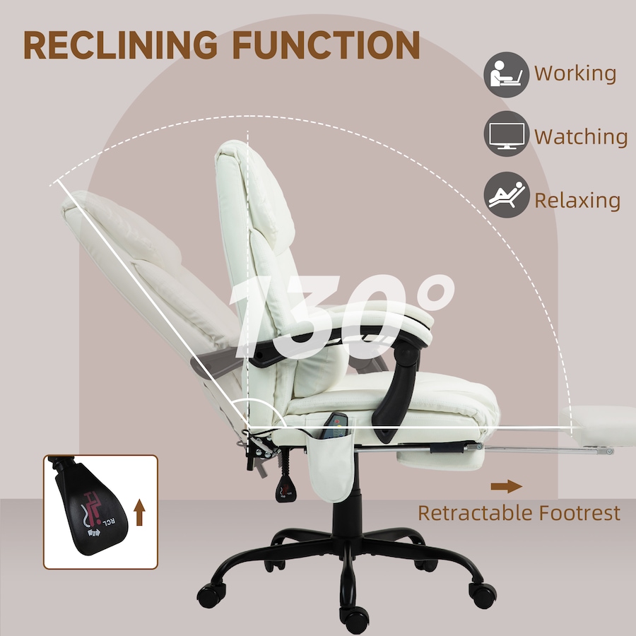 Image 980785_ALTMORE4.jpg, Product 980-785 / Price $194.99, Vinsetto Massage Office Chair with 6 Vibration Points, Executive Office Chair from Vinsetto on TSC.ca's Home & Garden department