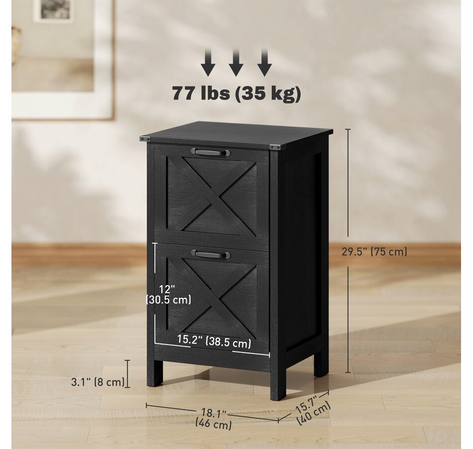 Image 980789_ALTMORE11.jpg, Product 980-789 / Price $114.99, HOMCOM File Cabinet with 2 Drawers Filing Cabinet for A4 Letter from HOMCOM on TSC.ca's Home & Garden department