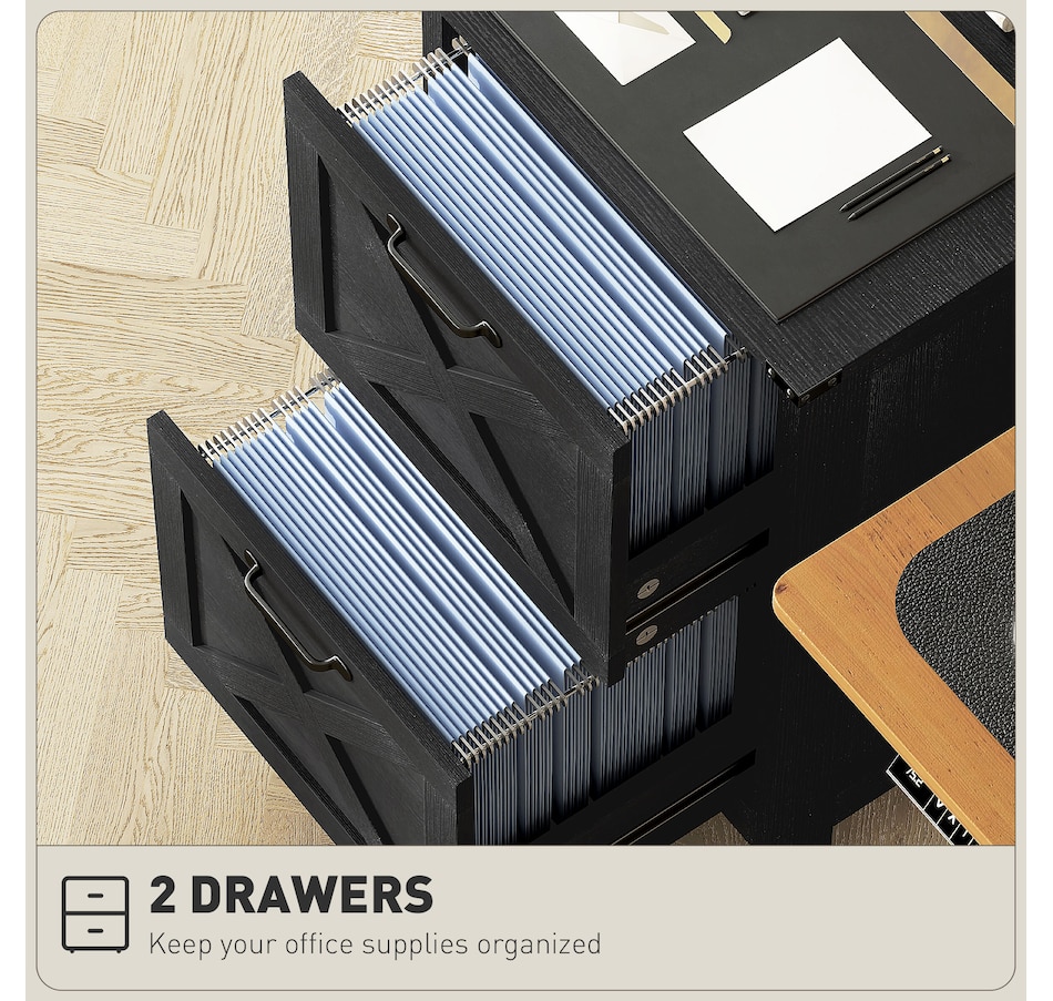 Image 980789_ALTMORE13.jpg, Product 980-789 / Price $114.99, HOMCOM File Cabinet with 2 Drawers Filing Cabinet for A4 Letter from HOMCOM on TSC.ca's Home & Garden department