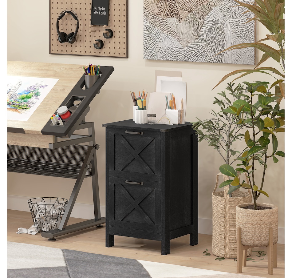 Image 980789_ALTMORE17.jpg, Product 980-789 / Price $114.99, HOMCOM File Cabinet with 2 Drawers Filing Cabinet for A4 Letter from HOMCOM on TSC.ca's Home & Garden department