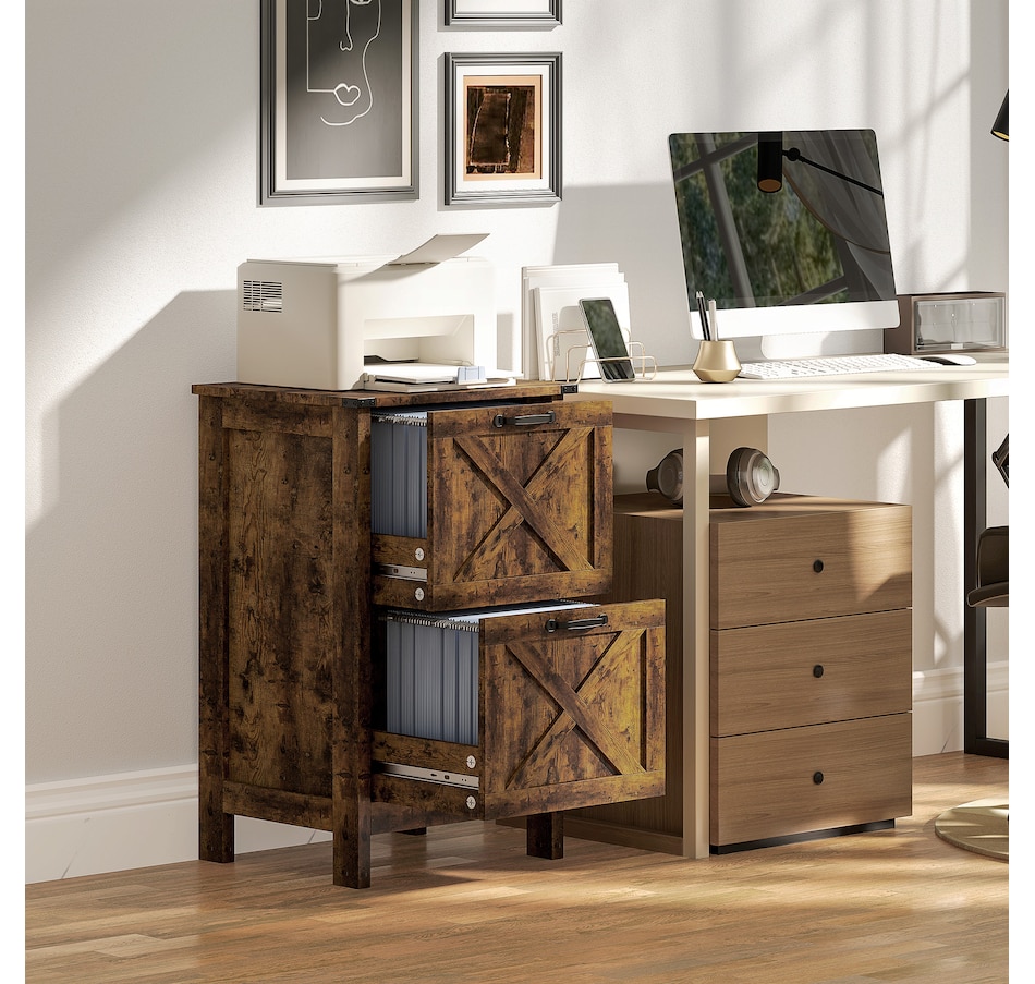 Image 980789_ALTMORE18.jpg, Product 980-789 / Price $114.99, HOMCOM File Cabinet with 2 Drawers Filing Cabinet for A4 Letter from HOMCOM on TSC.ca's Home & Garden department