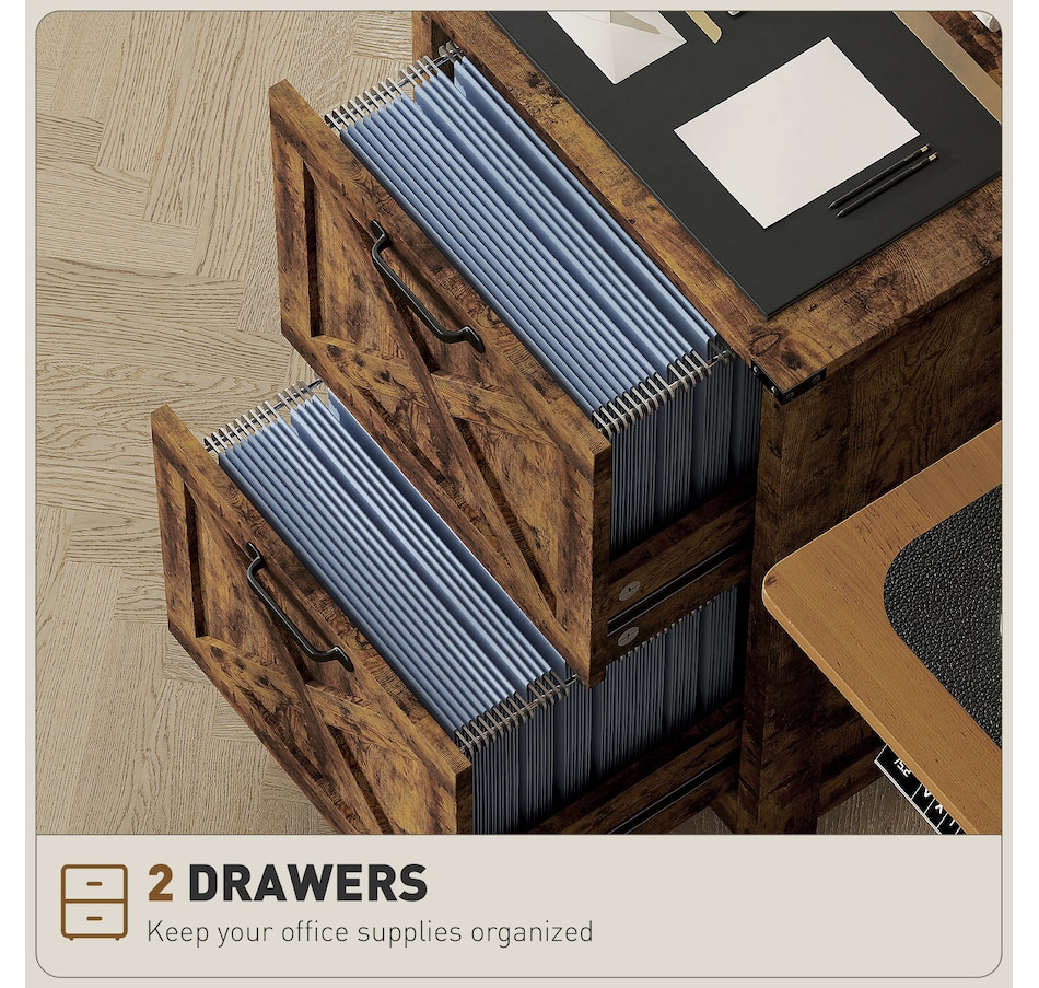 Image 980789_ALTMORE21.jpg, Product 980-789 / Price $114.99, HOMCOM File Cabinet with 2 Drawers Filing Cabinet for A4 Letter from HOMCOM on TSC.ca's Home & Garden department