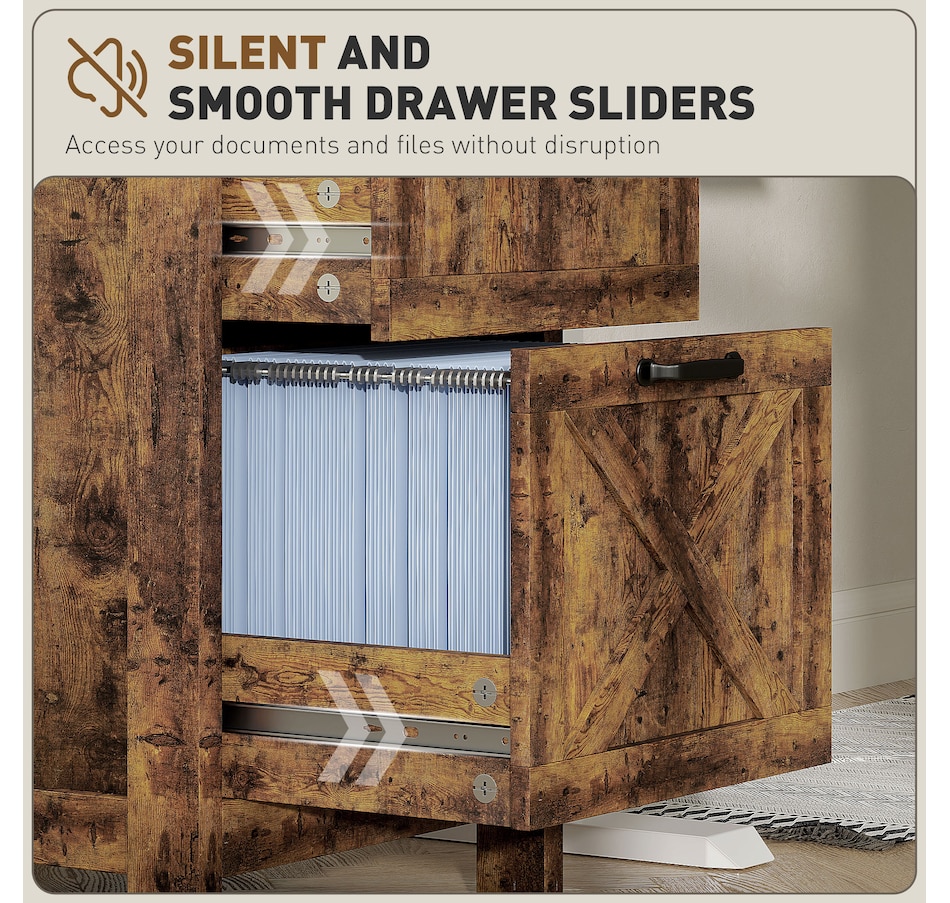 Image 980789_ALTMORE23.jpg, Product 980-789 / Price $114.99, HOMCOM File Cabinet with 2 Drawers Filing Cabinet for A4 Letter from HOMCOM on TSC.ca's Home & Garden department