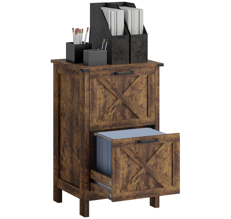Image 980789_ST03.jpg, Product 980-789 / Price $114.99, HOMCOM File Cabinet with 2 Drawers Filing Cabinet for A4 Letter from HOMCOM on TSC.ca's Home & Garden department