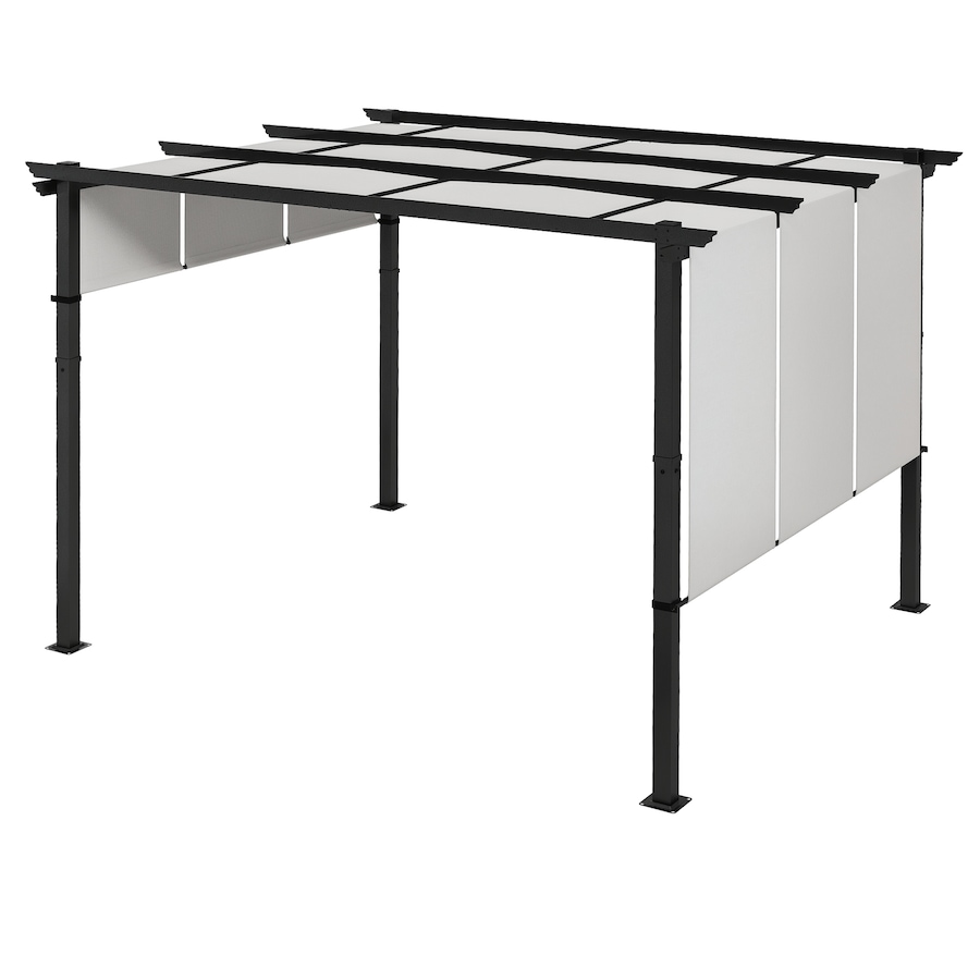 Image 980794.jpg, Product 980-794 / Price $279.99, Outsunny 10' x 12' Metal Pergola with Retractable Canopy for Patio, Deck from Outsunny on TSC.ca's Home & Garden department
