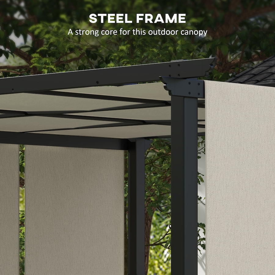 Image 980797_ALTMORE5.jpg, Product 980-797 / Price $319.99, Outsunny 10' x 12' Metal Pergola with Retractable Canopy for Patio, Deck from Outsunny on TSC.ca's Home & Garden department