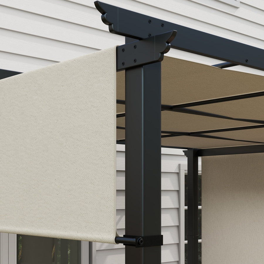 Image 980797_ALTMORE8.jpg, Product 980-797 / Price $319.99, Outsunny 10' x 12' Metal Pergola with Retractable Canopy for Patio, Deck from Outsunny on TSC.ca's Home & Garden department