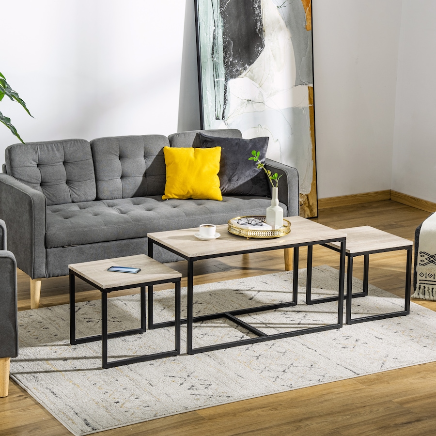 Image 980802_ALTMORE10.jpg, Product 980-802 / Price $119.99 - $129.99, HOMCOM Nesting Coffee Table Set of 3, End Tables for Living Room from HOMCOM on TSC.ca's Home & Garden department