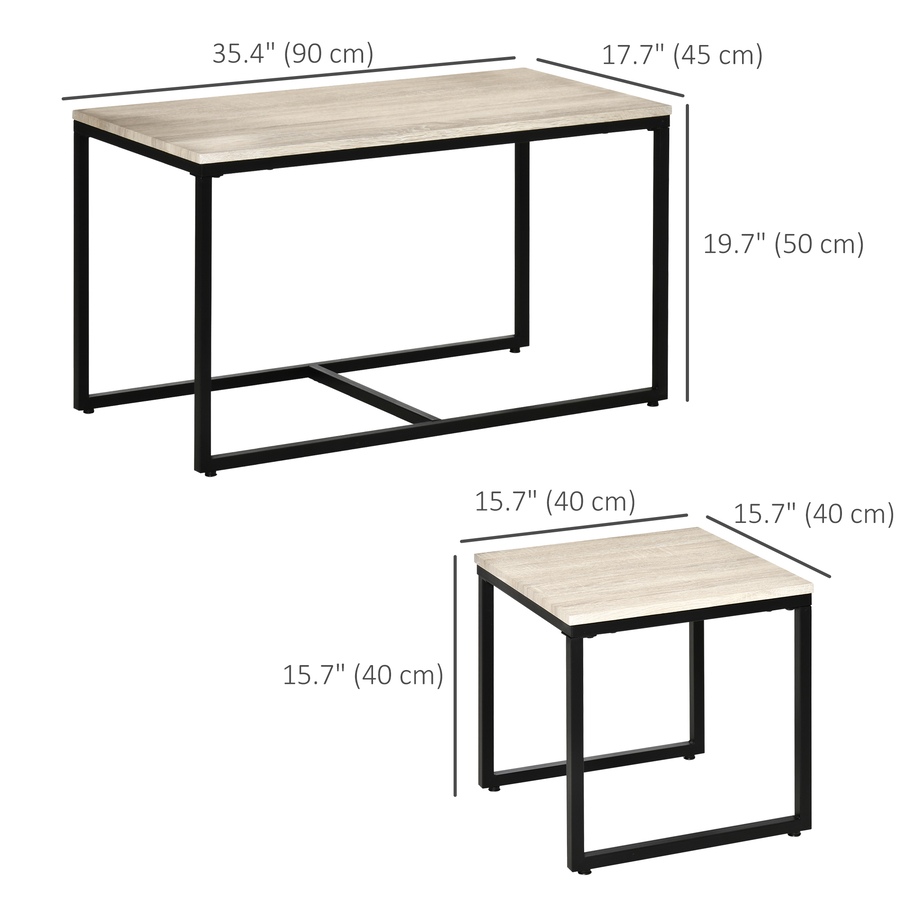 Image 980802_ALTMORE11.jpg, Product 980-802 / Price $119.99 - $129.99, HOMCOM Nesting Coffee Table Set of 3, End Tables for Living Room from HOMCOM on TSC.ca's Home & Garden department