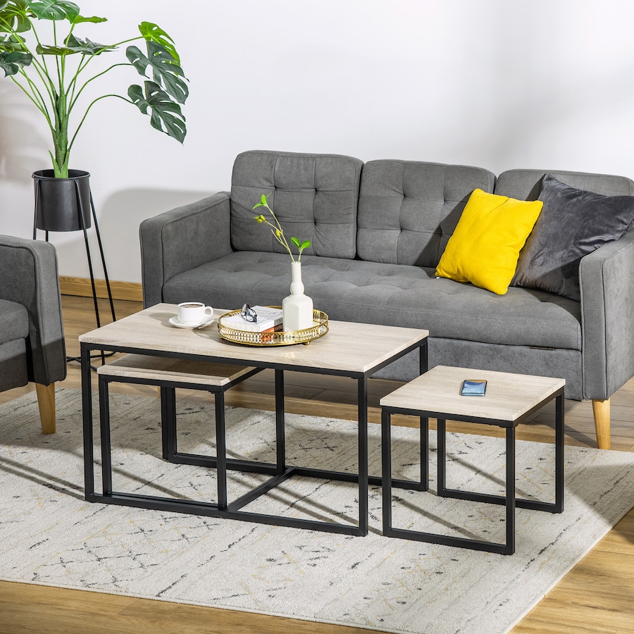 Image 980802_ALTMORE15.jpg, Product 980-802 / Price $119.99 - $129.99, HOMCOM Nesting Coffee Table Set of 3, End Tables for Living Room from HOMCOM on TSC.ca's Home & Garden department
