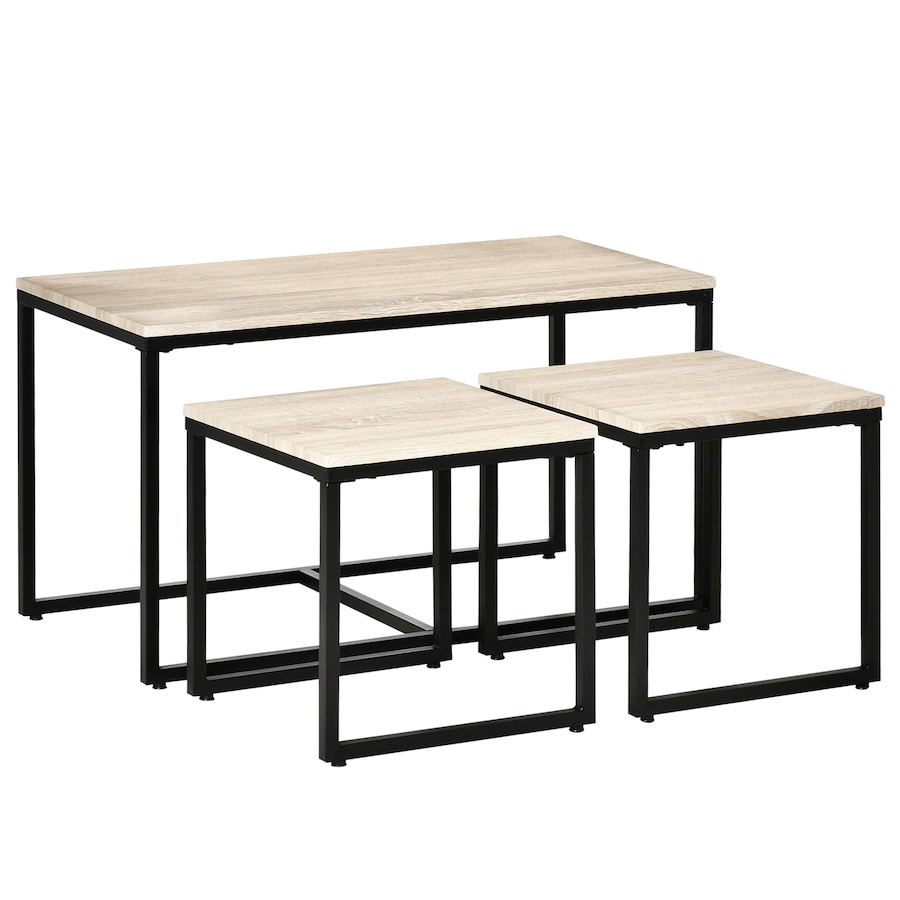 Image 980802_ST02.jpg, Product 980-802 / Price $119.99 - $129.99, HOMCOM Nesting Coffee Table Set of 3, End Tables for Living Room from HOMCOM on TSC.ca's Home & Garden department
