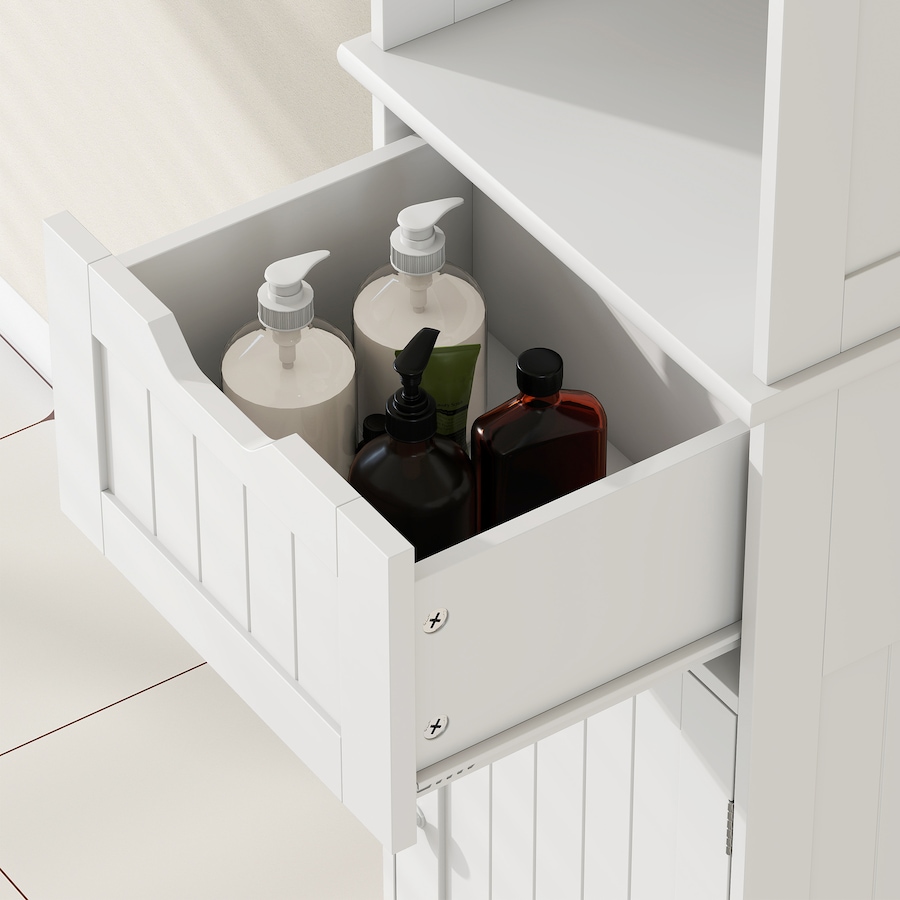 Image 980811_ALTMORE8.jpg, Product 980-811 / Price $120.99, HOMCOM 67" Tall Bathroom Storage Cabinet with LED Light, Adjustable Shelf from HOMCOM on TSC.ca's Home & Garden department