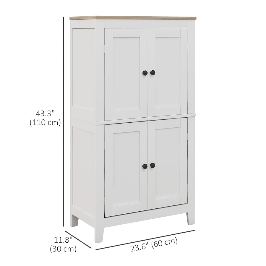 Image 980820_ALTMORE2.jpg, Product 980-820 / Price $129.99, HOMCOM Bathroom Cabinet with Adjustable Shelves and Doors, White from HOMCOM on TSC.ca's Home & Garden department