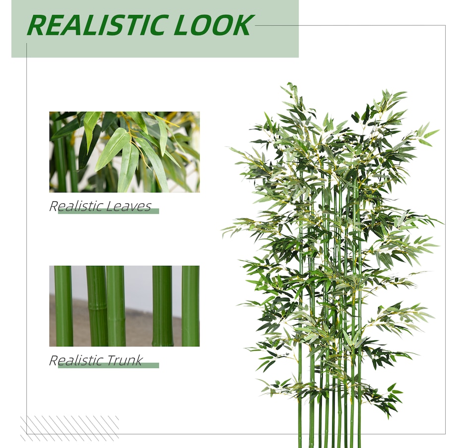 Image 980836_ALTMORE3.jpg, Product 980-836 / Price $109.99, HOMCOM 5ft Tall Artificial Bamboo Tree, Fake Bamboo Plant for Home Decor from HOMCOM on TSC.ca's Home & Garden department