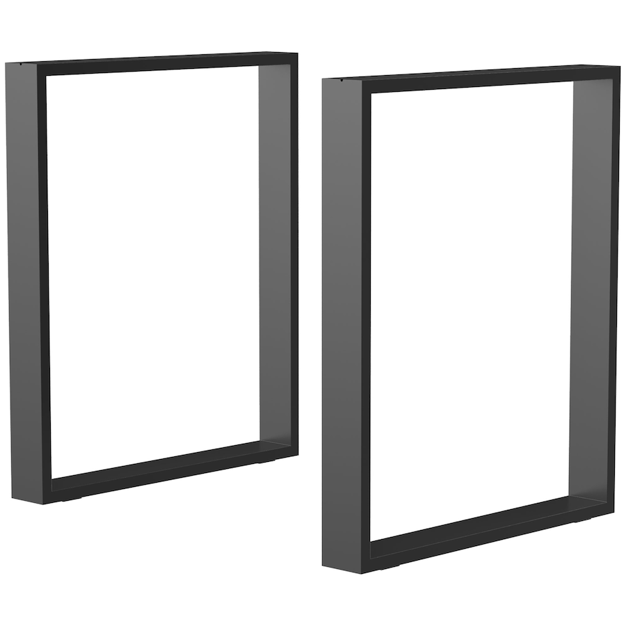 Image 980837.jpg, Product 980-837 / Price $74.99, HOMCOM Metal Table Legs Set of 2, Square DIY Furniture Table Legs Black from HOMCOM on TSC.ca's Home & Garden department