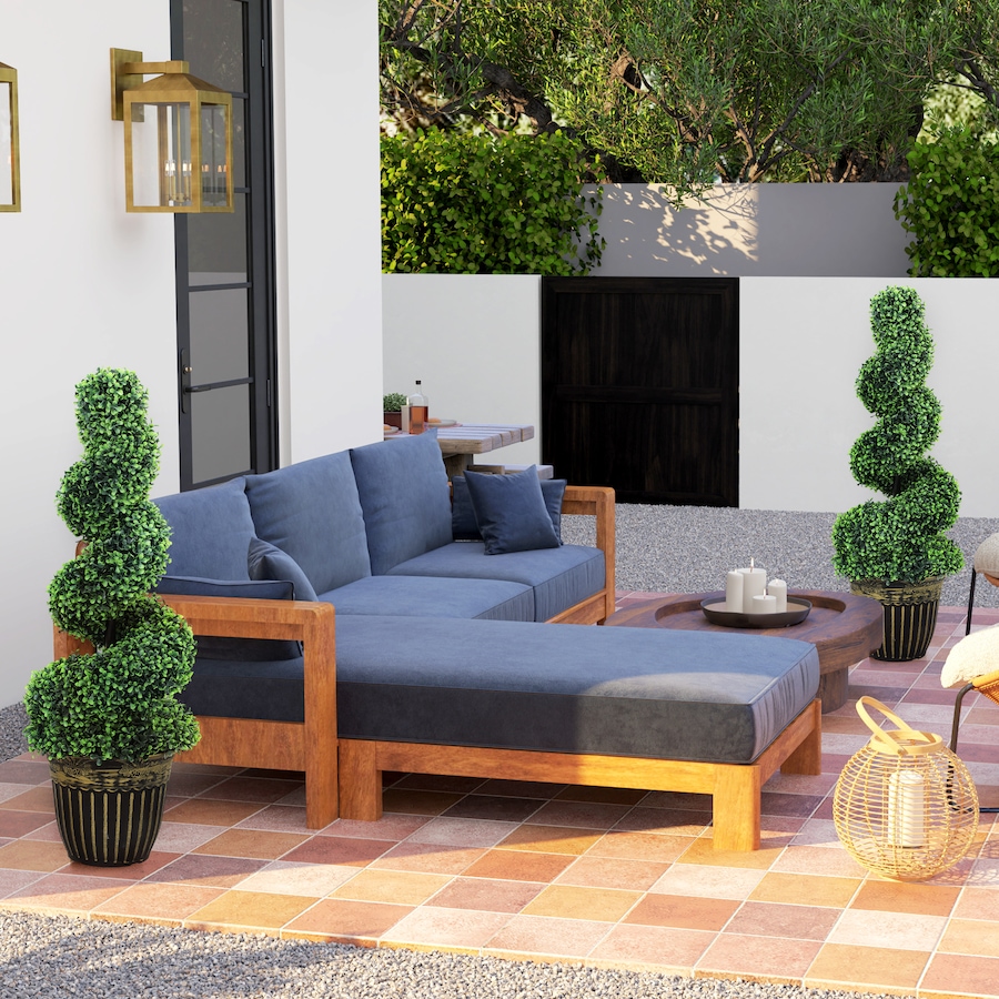 Image 980839_ALTMORE6.jpg, Product 980-839 / Price $144.99, HOMCOM Set of 2 Artificial Plants Topiary Spiral Boxwood Trees in Pot from HOMCOM on TSC.ca's Home & Garden department