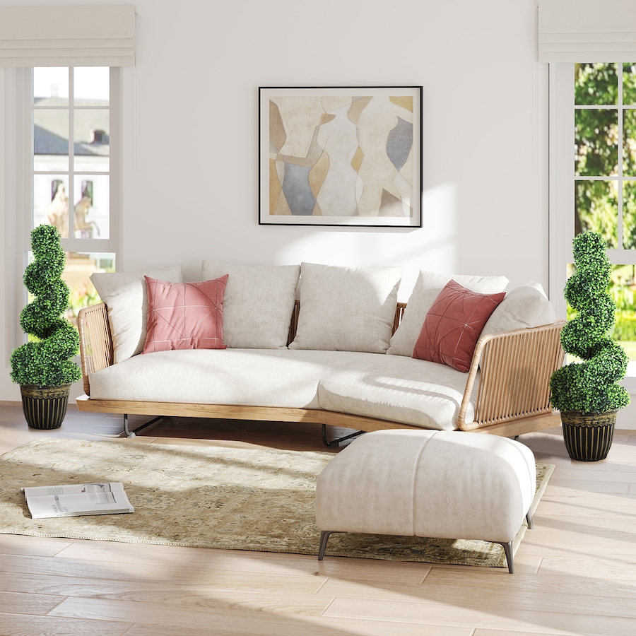 Image 980839_ALTMORE7.jpg, Product 980-839 / Price $144.99, HOMCOM Set of 2 Artificial Plants Topiary Spiral Boxwood Trees in Pot from HOMCOM on TSC.ca's Home & Garden department