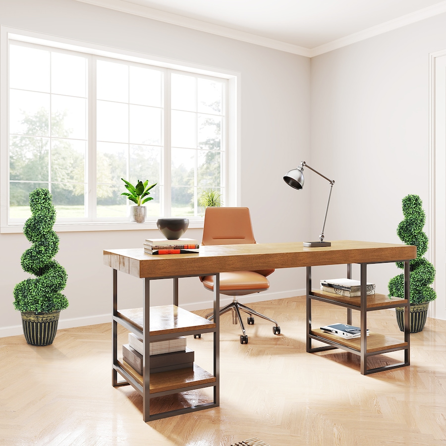 Image 980839_ALTMORE8.jpg, Product 980-839 / Price $144.99, HOMCOM Set of 2 Artificial Plants Topiary Spiral Boxwood Trees in Pot from HOMCOM on TSC.ca's Home & Garden department