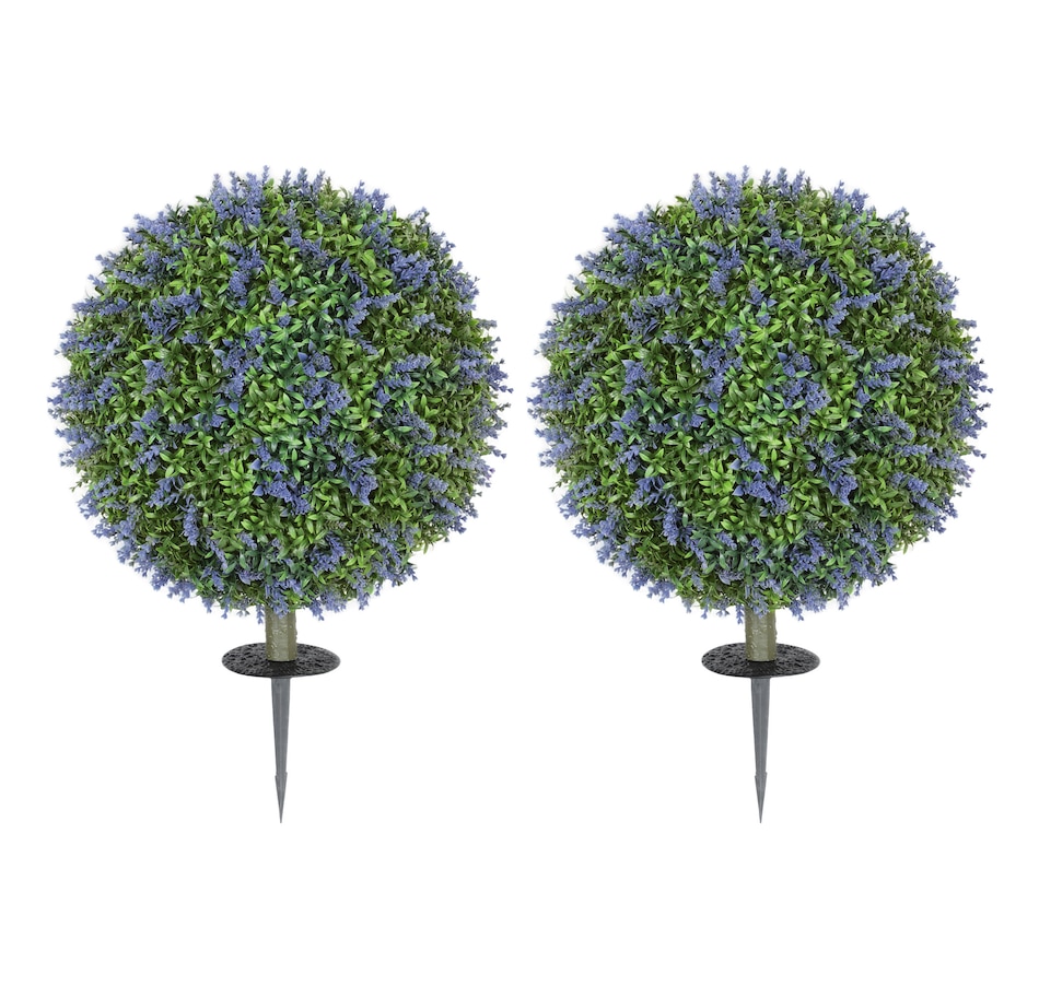 Image 980841.jpg, Product 980-841 / Price $79.99, HOMCOM Artificial Plants Faux Lavender Set of 2, UV Protected Fake Plants from HOMCOM on TSC.ca's Home & Garden department