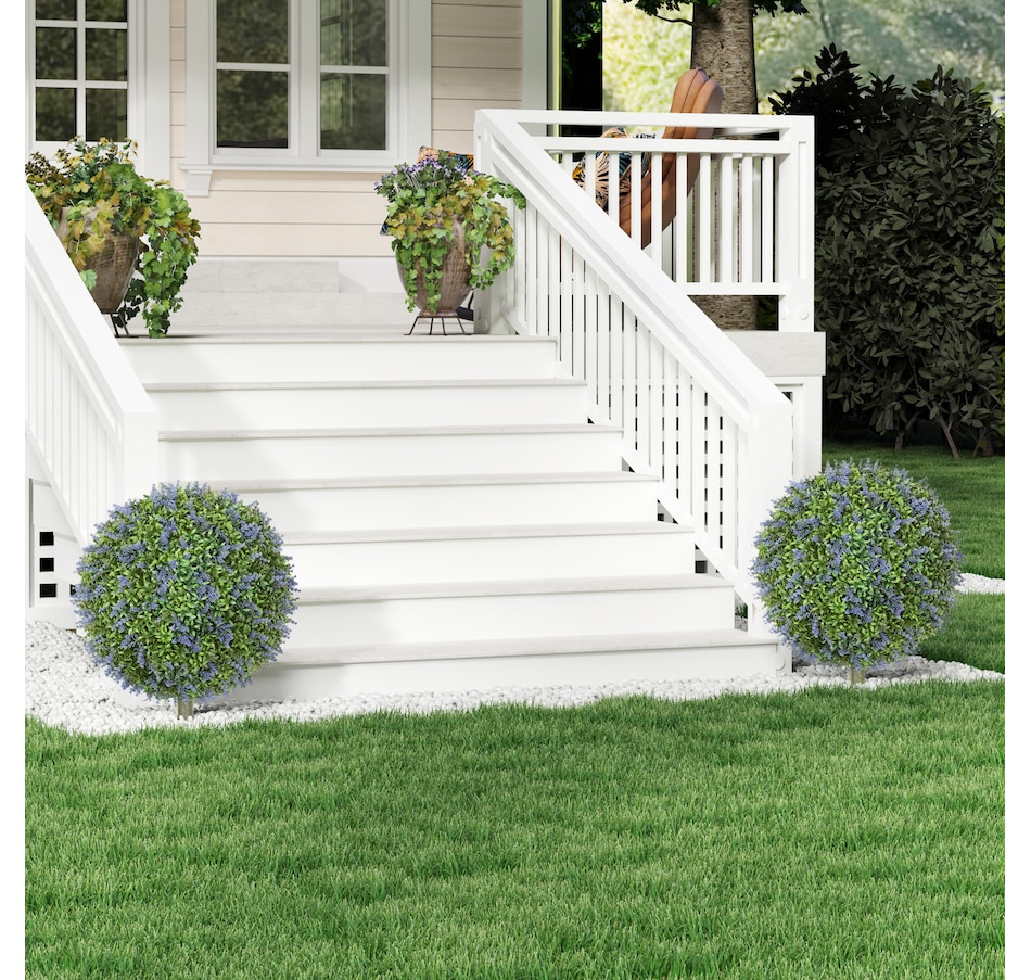 Image 980841_ALTMORE1.jpg, Product 980-841 / Price $79.99, HOMCOM Artificial Plants Faux Lavender Set of 2, UV Protected Fake Plants from HOMCOM on TSC.ca's Home & Garden department