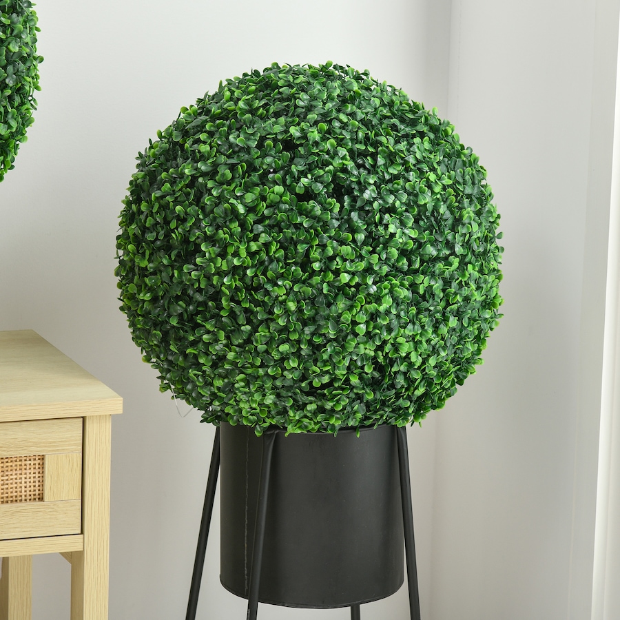 Image 980842_ALTMORE6.jpg, Product 980-842 / Price $69.99, HOMCOM 2 Pack Artificial Tree Boxwood Topiary Balls, 15.7 Inch from HOMCOM on TSC.ca's Home & Garden department