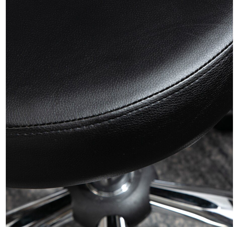 Image 980866_ALTMORE8.jpg, Product 980-866 / Price $84.99, HOMCOM Adjustable Swivel Salon Stool with Backrest, Office Chair Black from HOMCOM on TSC.ca's Home & Garden department