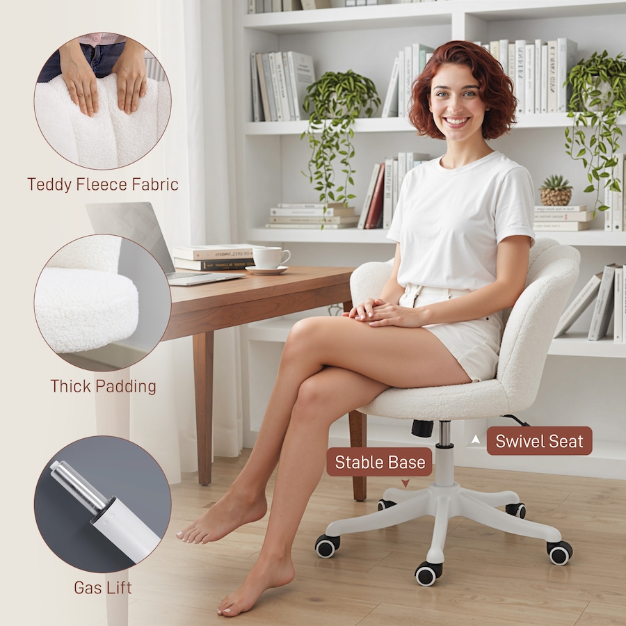 Image 980867_ALTMORE4.jpg, Product 980-867 / Price $129.99, HOMCOM Office Chair, Swivel Desk Chair with Adjustable Height, Backrest from HOMCOM on TSC.ca's Home & Garden department
