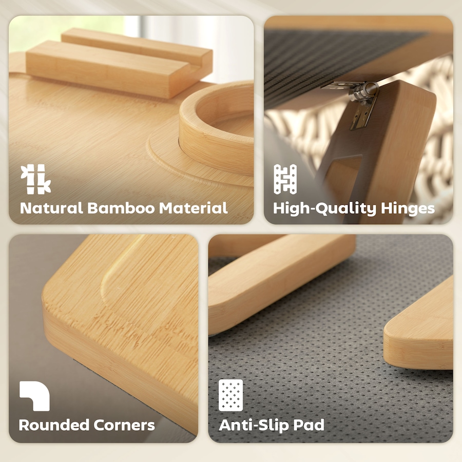 Image 980875_ALTMORE10.jpg, Product 980-875 / Price $33.94, HOMCOM Couch Arm Tray with 360° Rotating Phone Holder, Clip-On Couch Tray from HOMCOM on TSC.ca's Home & Garden department