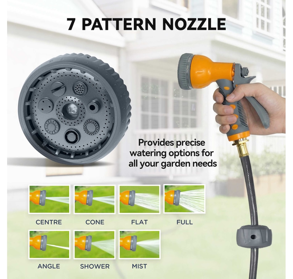 Image 980882_ALTMORE6.jpg, Product 980-882 / Price $136.99, Outsunny Retractable Hose Reel, 1/2 in x 100ft Garden Hose Reel, Orange from Outsunny on TSC.ca's Home & Garden department