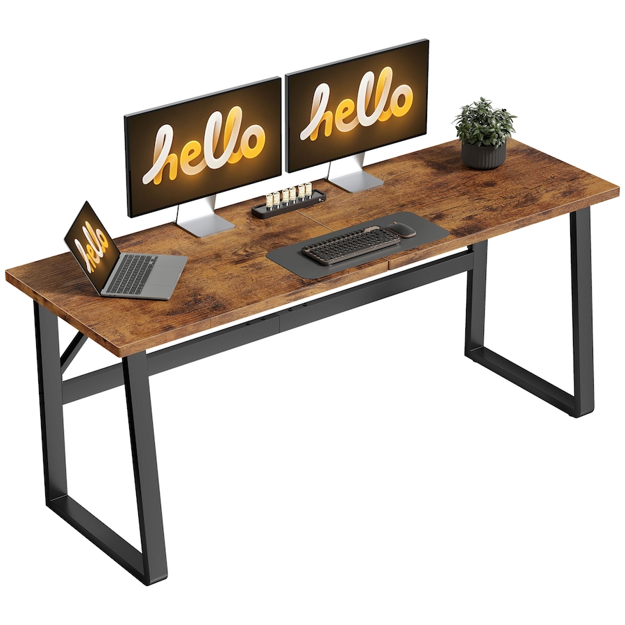 Image 980884.jpg, Product 980-884 / Price $169.99, HOMCOM Computer Desk, 71 Inch Home Office Desk with Adjustable Feet, Brown from HOMCOM on TSC.ca's Home & Garden department