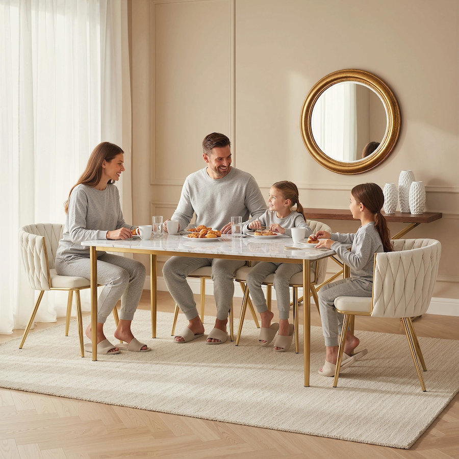 Image 980898_ALTMORE8.jpg, Product 980-898 / Price $249.99, HOMCOM Dining Chairs Set of 2, Velvet Upholstered Kitchen Chairs, Cream from HOMCOM on TSC.ca's Home & Garden department