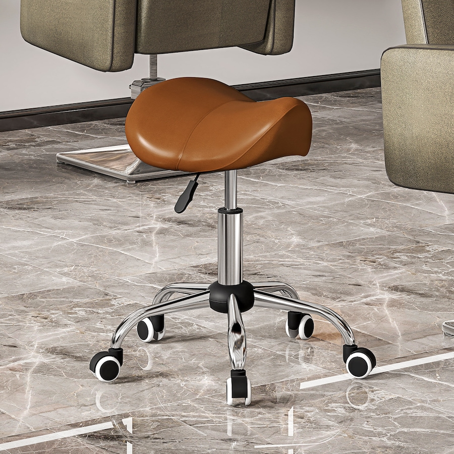 Image 980903_ALTMORE1.jpg, Product 980-903 / Price $72.74, HOMCOM Height Adjustable Hydraulic Rolling Salon Stool Swivel Saddle Chair from HOMCOM on TSC.ca's Home & Garden department