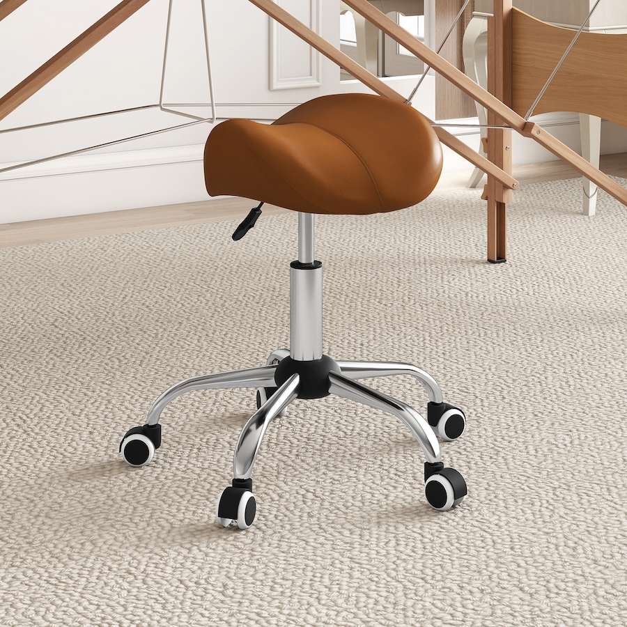 Image 980903_ALTMORE7.jpg, Product 980-903 / Price $72.74, HOMCOM Height Adjustable Hydraulic Rolling Salon Stool Swivel Saddle Chair from HOMCOM on TSC.ca's Home & Garden department