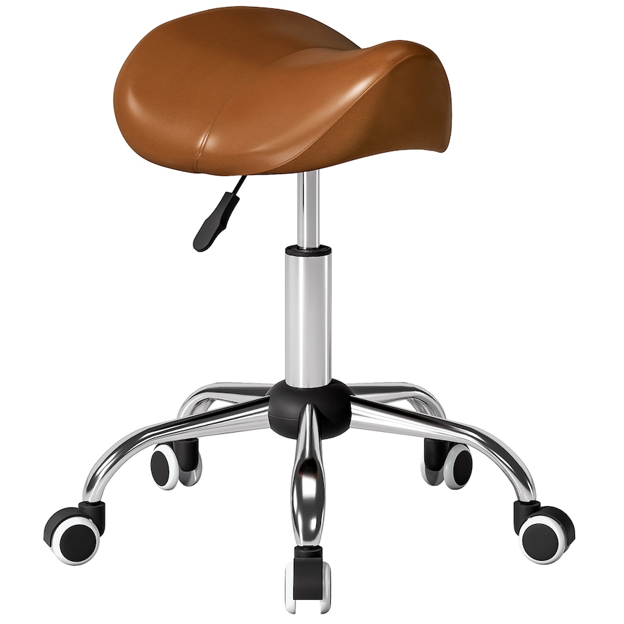 Image 980903_ST01.jpg, Product 980-903 / Price $72.74, HOMCOM Height Adjustable Hydraulic Rolling Salon Stool Swivel Saddle Chair from HOMCOM on TSC.ca's Home & Garden department