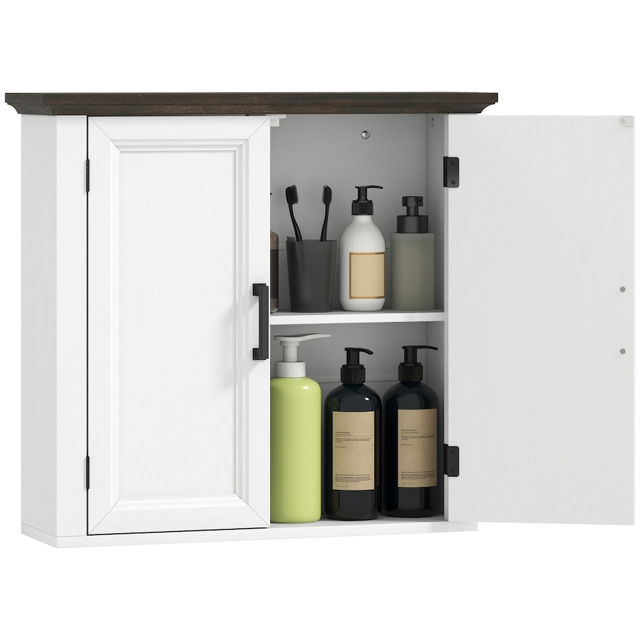 Image 980906.jpg, Product 980-906 / Price $79.99, HOMCOM Bathroom Wall Cabinet, Farmhouse Medicine Cabinet, Distressed White from HOMCOM on TSC.ca's Home & Garden department