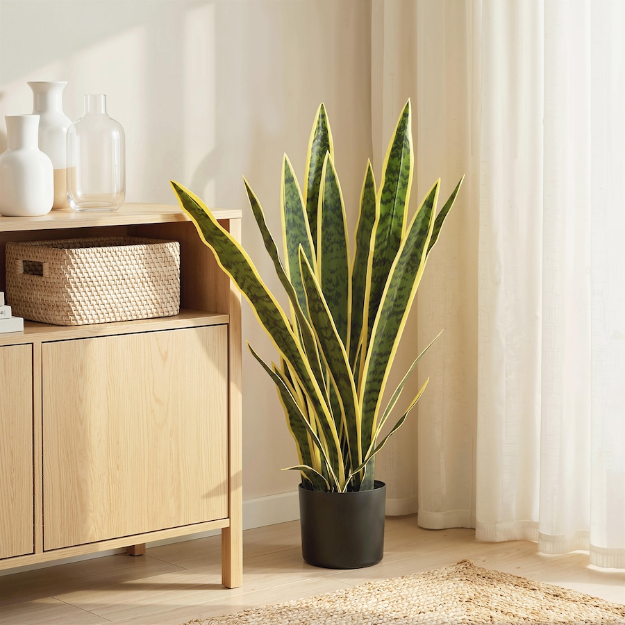 Image 980909_ALTMORE1.jpg, Product 980-909 / Price $56.99, Outsunny 30" Artificial Snake Plant, Artificial Tree with 21 Leaves in Pot from Outsunny on TSC.ca's Home & Garden department