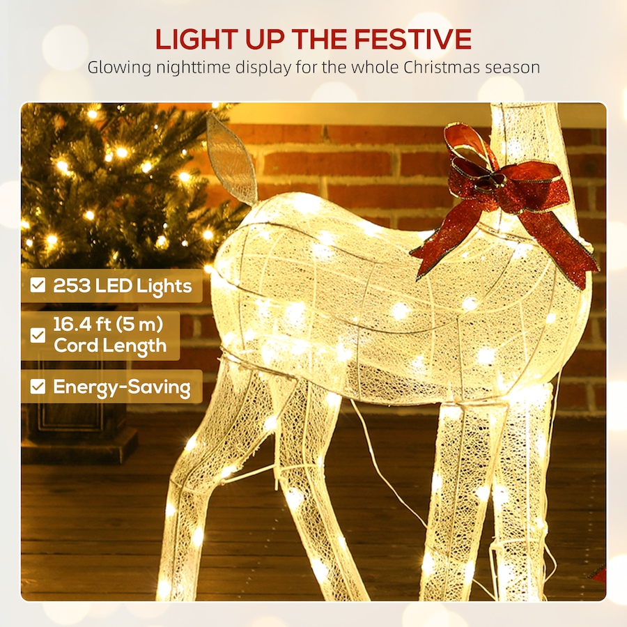 Image 980910_ALTMORE4.jpg, Product 980-910 / Price $154.99, Outsunny 3-Piece Lighted Christmas Deer, Outdoor Reindeer Decoration from Outsunny on TSC.ca's Home & Garden department