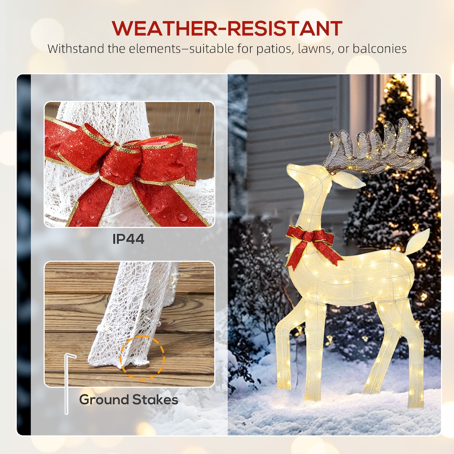 Image 980910_ALTMORE5.jpg, Product 980-910 / Price $154.99, Outsunny 3-Piece Lighted Christmas Deer, Outdoor Reindeer Decoration from Outsunny on TSC.ca's Home & Garden department