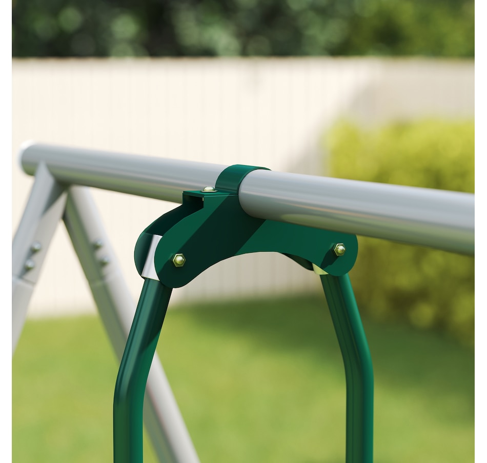 Image 980927_ALTMORE8.jpg, Product 980-927 / Price $369.99, Qaba 5-in-1 Kids Swing Set for Backyard with Slide, 770lbs Capacity, Multi from Qaba on TSC.ca's Home & Garden department
