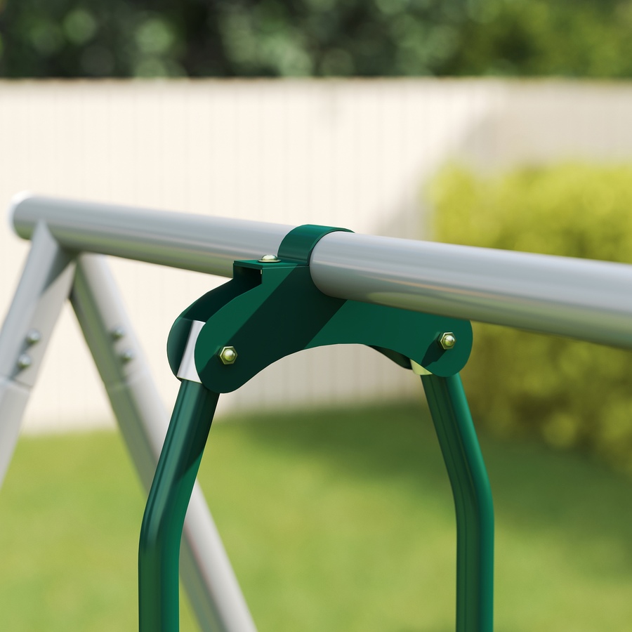 Image 980927_ALTMORE8.jpg, Product 980-927 / Price $299.99, Qaba 5-in-1 Kids Swing Set for Backyard with Slide, 770lbs Capacity, Multi from Qaba on TSC.ca's Home & Garden department