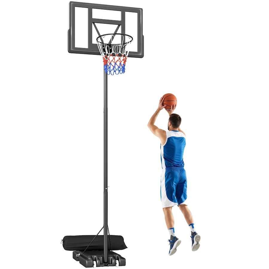Image 980930.jpg, Product 980-930 / Price $149.99, Soozier Portable Basketball Hoop Stand Outdoor, 4.4–10 ft Easy Adjustable from Soozier on TSC.ca's Health & Fitness department