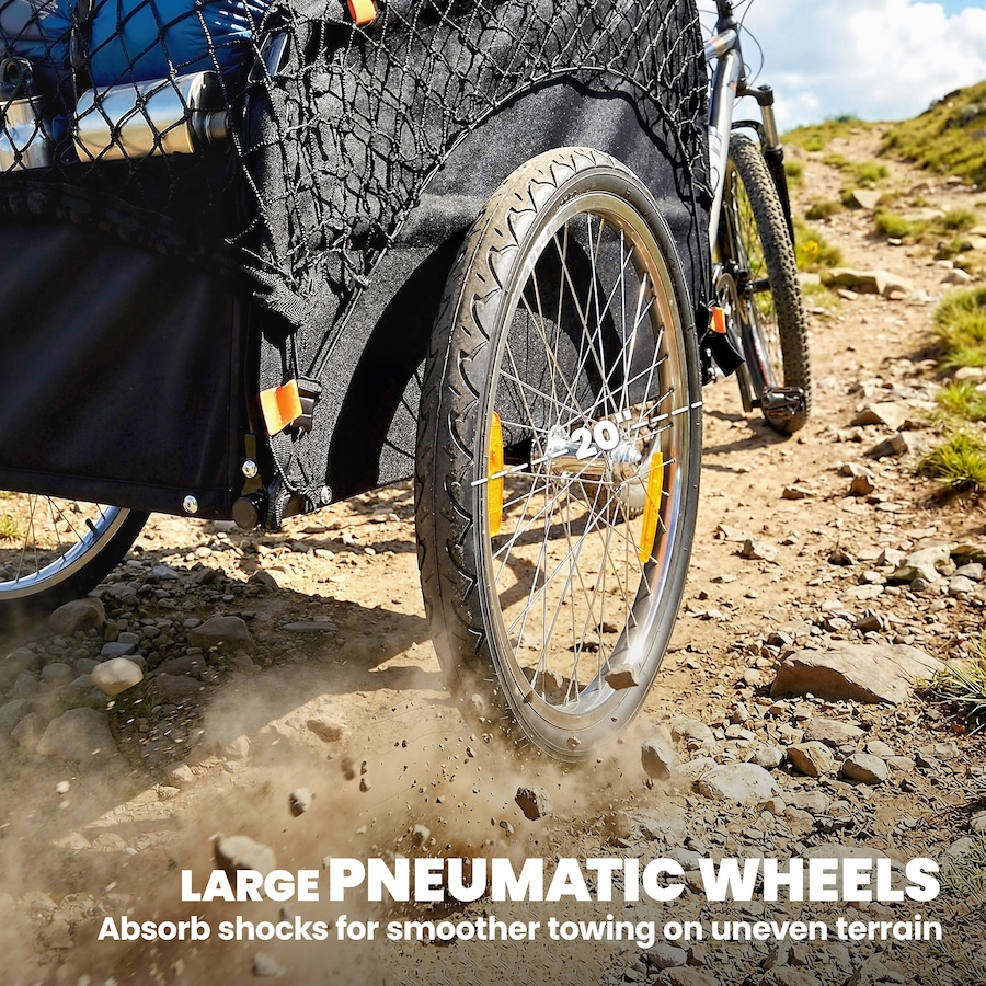 Image 980931_ALTMORE4.jpg, Product 980-931 / Price $163.99, Soozier Bike Cargo Trailer, 45 Gal Bicycle Trailer with Cargo Net from Soozier on TSC.ca's Home & Garden department