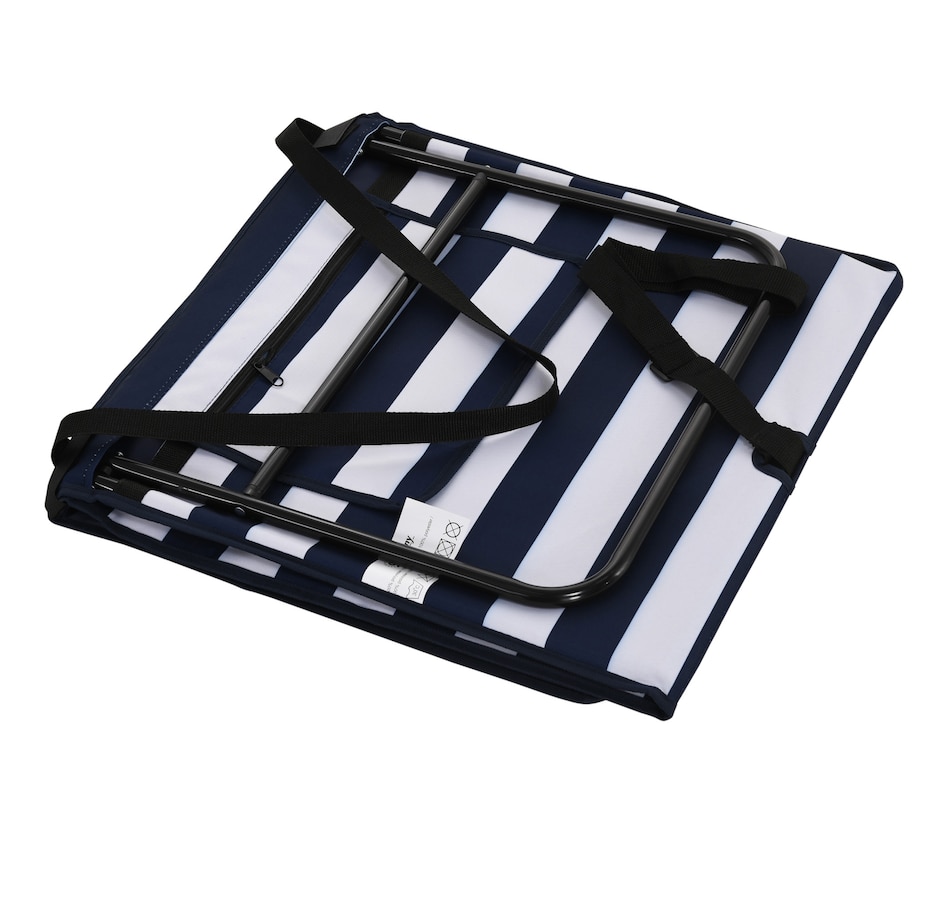 Image 980935_ALTMORE8.jpg, Product 980-935 / Price $69.99, Outsunny Foldable Lounge Chairs with Carry Strap Blue and White from Outsunny on TSC.ca's Health & Fitness department