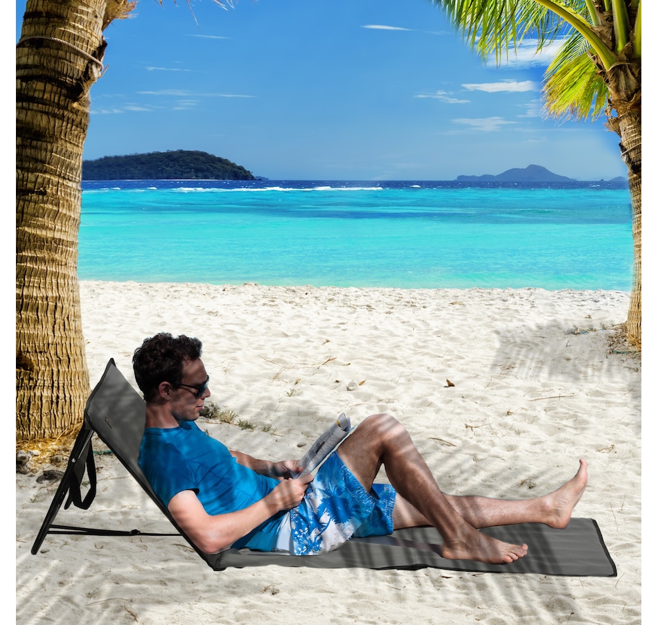 Image 980936_ALTMORE1.jpg, Product 980-936 / Price $54.99, Outsunny Foldable Lounge Chairs with Carry Strap, Grey from Outsunny on TSC.ca's Health & Fitness department